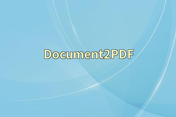 Document2PDF