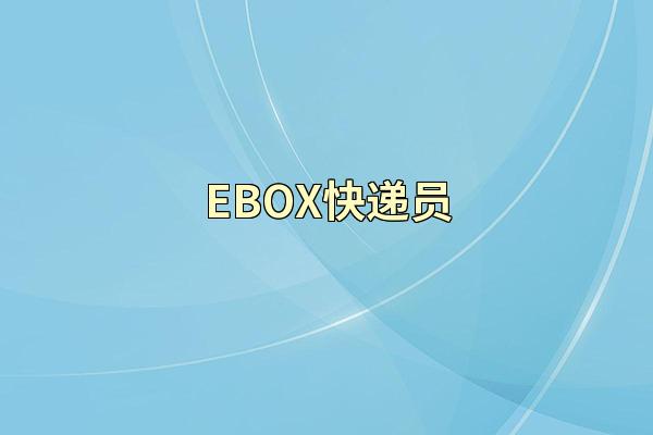 EBOX快递员