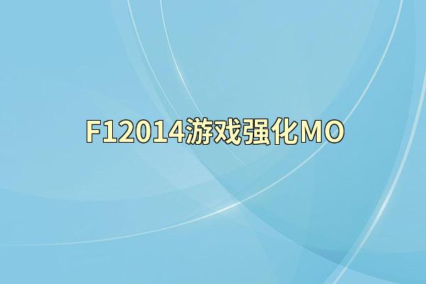 F12014游戏强化MO