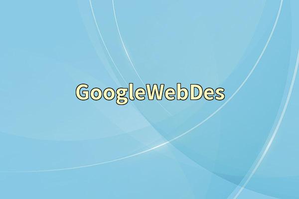 GoogleWebDes