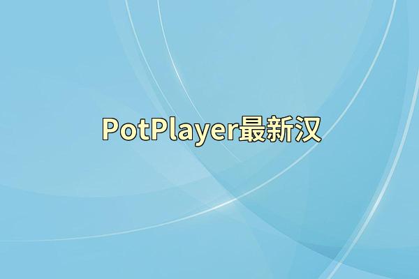PotPlayer最新汉
