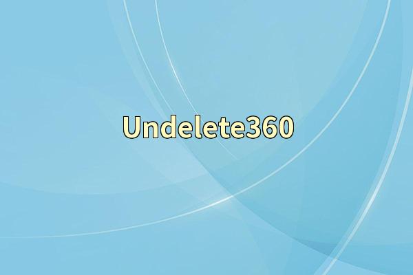 Undelete360