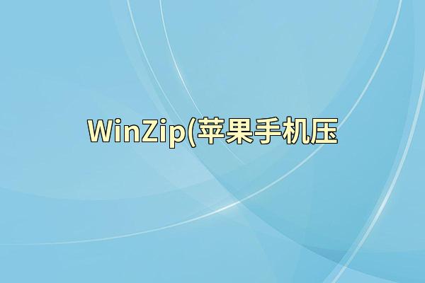 WinZip(苹果手机压