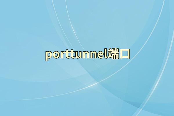 porttunnel端口