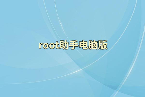 root助手电脑版