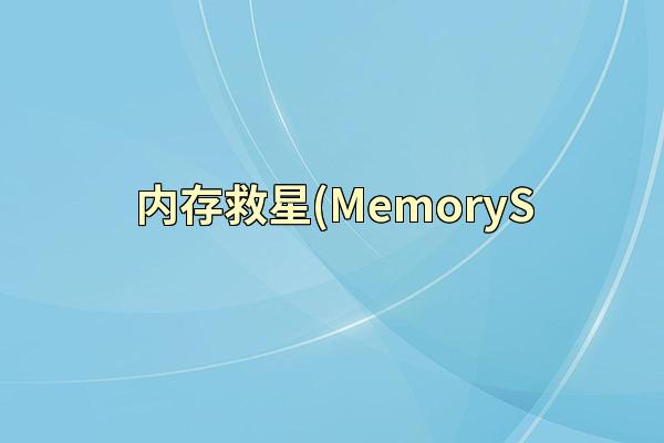 内存救星(MemoryS