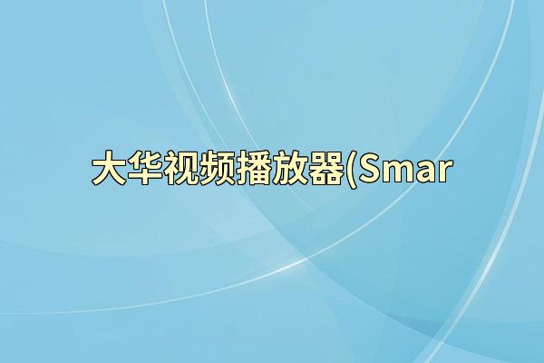 大华视频播放器(Smar