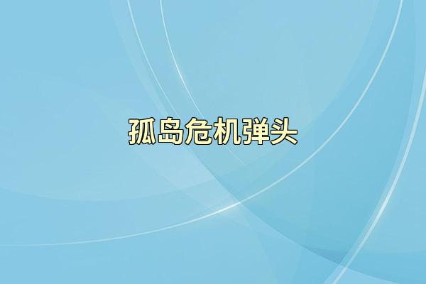 孤岛危机弹头
