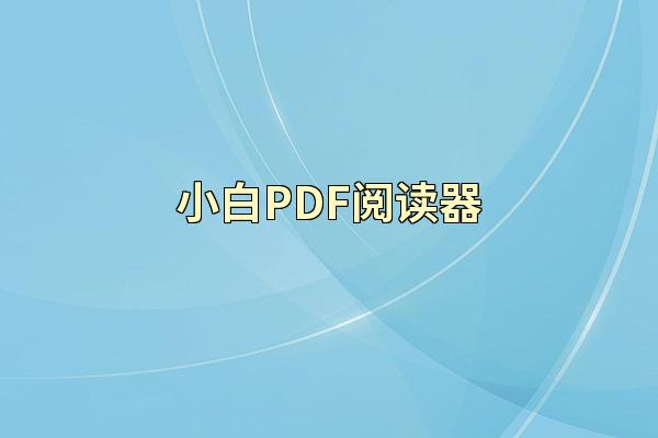 小白PDF阅读器