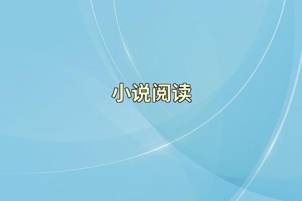 小说阅读