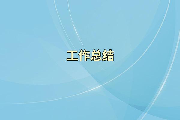 工作总结