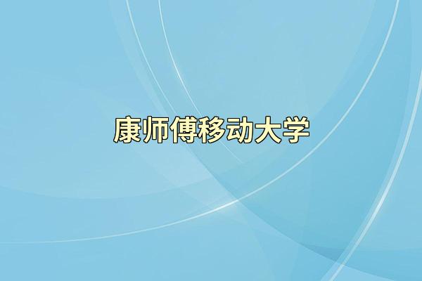 康师傅移动大学