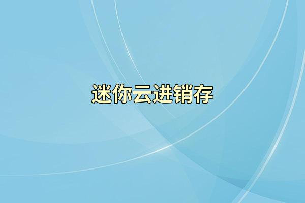 迷你云进销存