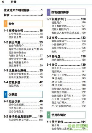 比亚迪s7使用说明书