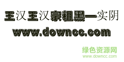 王汉宗粗黑体—实阴体