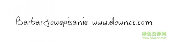 Barbarjowepisanie字体