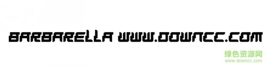 Barbarella字体