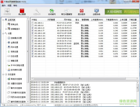 天易成网管系统