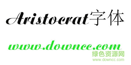 Aristocrat字体免费下载