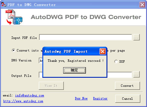PDF to DWG Converter软件