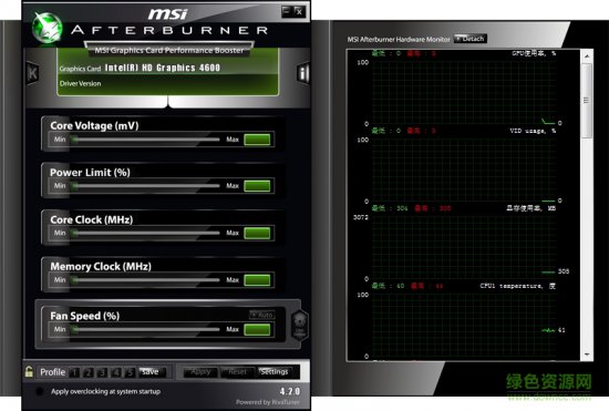 msi afterburner中文版