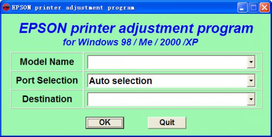 epsonl350清零软件