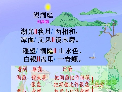 望洞庭的ppt课件