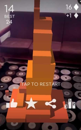 叠砖块AR