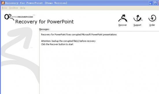 recovery for powerpoint