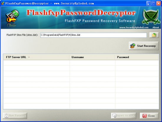 flashfxp密码修改器下载