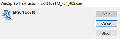 爱普生LX310打印机状态监视器