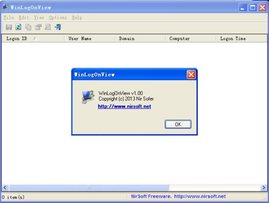 windows事件查看器-windows 日志查看器(WinLogOnView)下载v1.30 中文绿色版-第1张图片