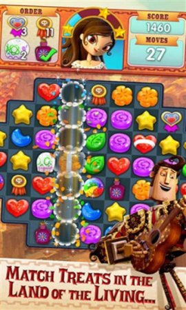 生命之书糖果粉碎游戏下载-生命之书糖果粉碎(Book of Life Sugar Smash)下载v3.25.153 安卓版-第1张图片