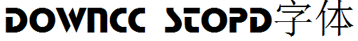 stopd字体
