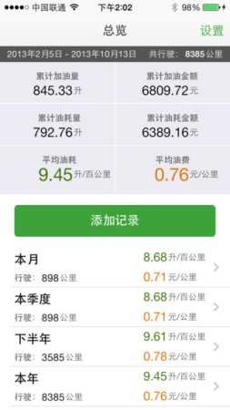 油耗通ios版