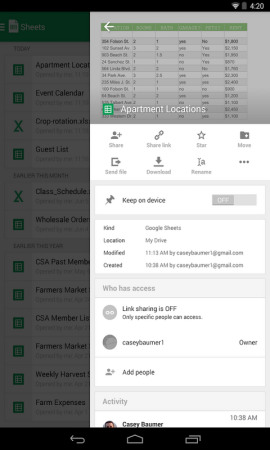 google表格app下载-google表格下载v1.23.342.03.90 安卓版-第1张图片