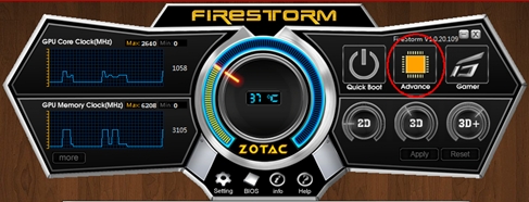 索泰FireStorm下载-索泰超频软件(FireStorm)下载V2.0.1  官方版-第1张图片